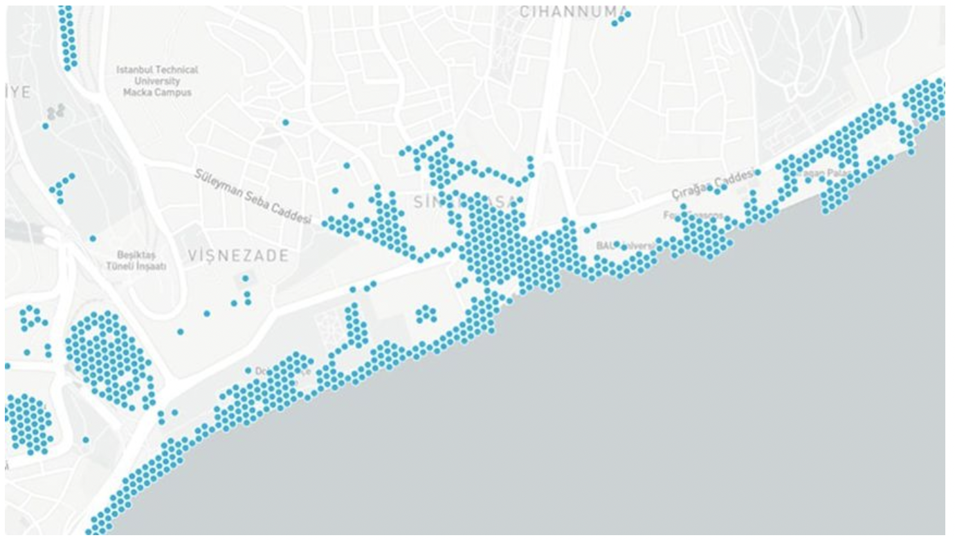 Metaverse parselli İstanbul haritası