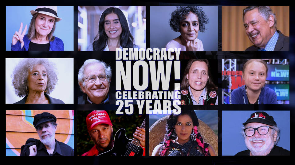Democracy Now online etkinlik katılımcıları