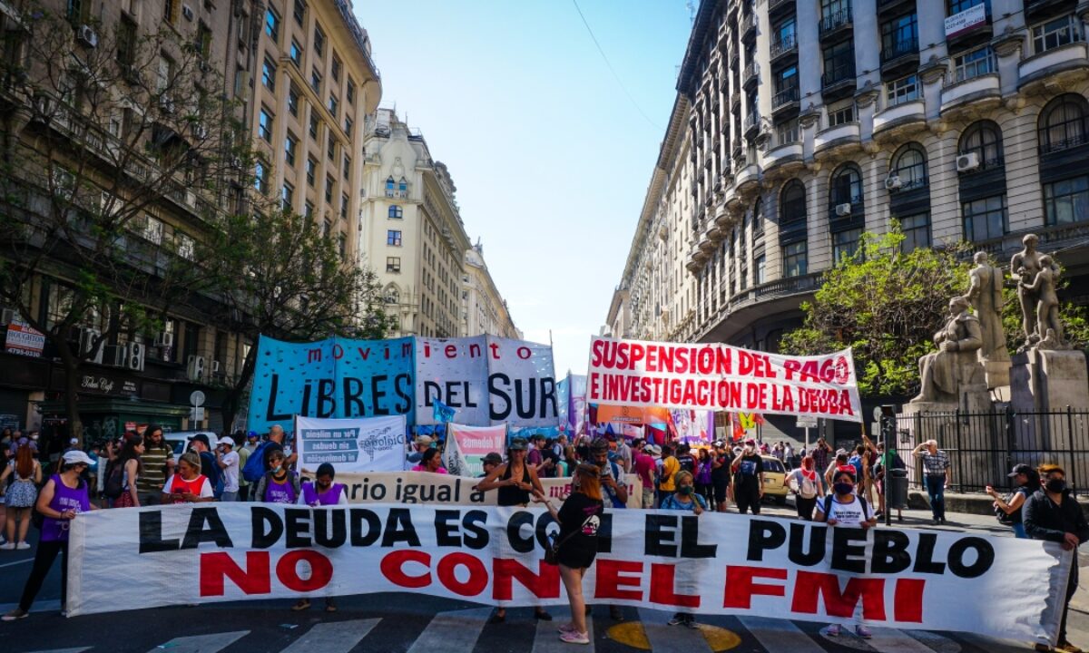 Arjantin'de IMF eylemi