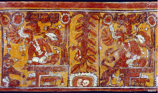 Maya duvar boyamaları