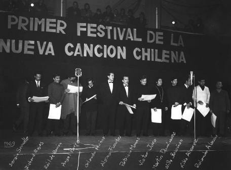 Nueva Canción Chilena Festivali'nin Kapanış Günü, Santiago, Stadyum Şili, Temmuz 1969