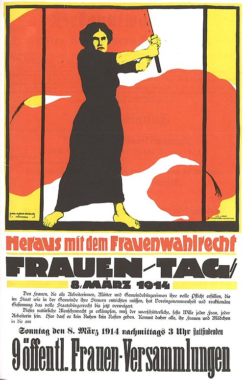 1914'ten Almanca bir afiş