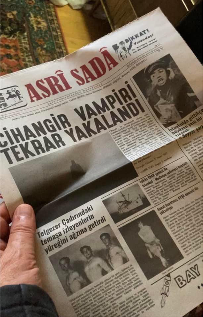 Asrı Sada gazete baş sayfa