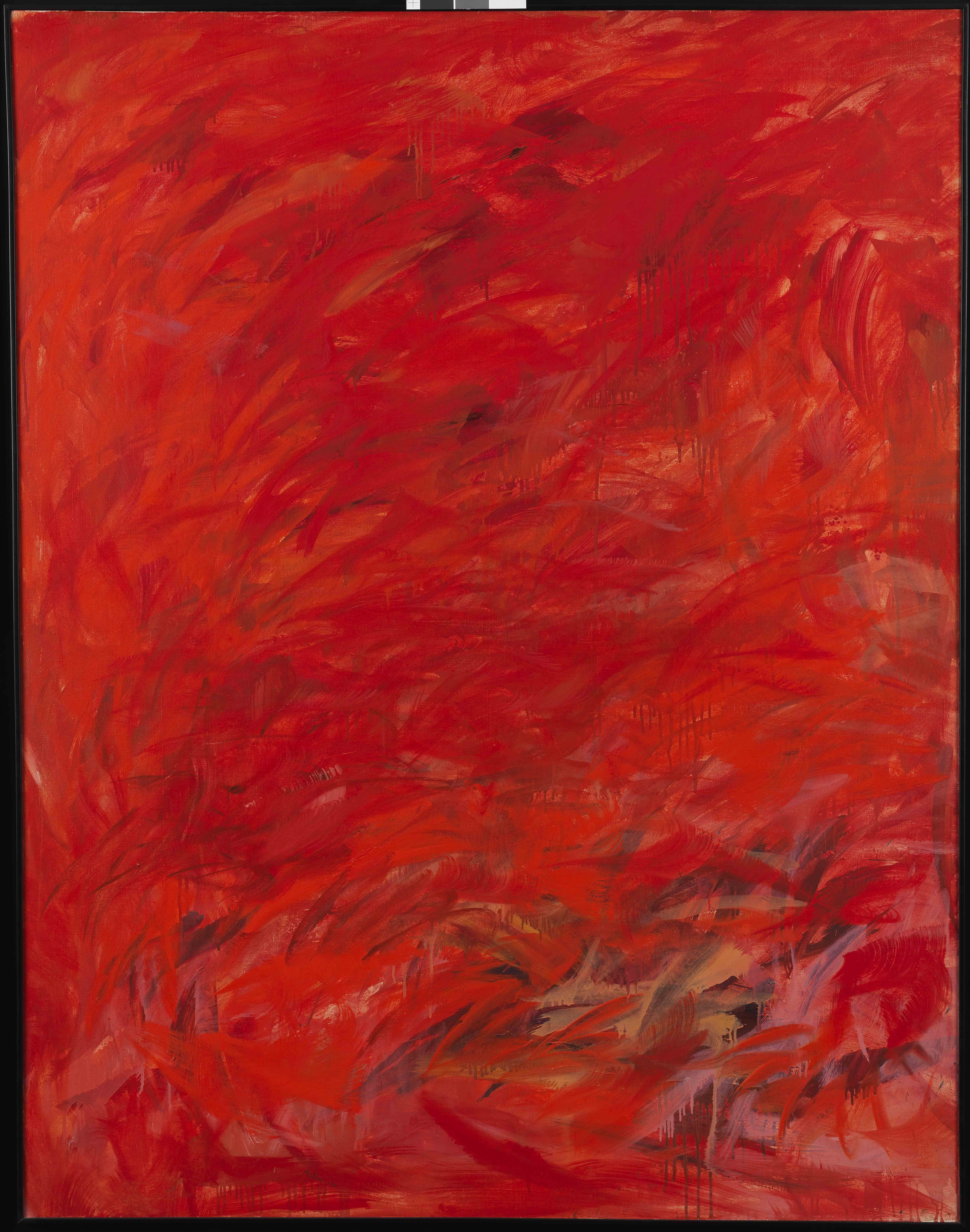 Mübin Orhon, İsimsiz, 1960, Tuval üzerine yağlıboya, 100x100