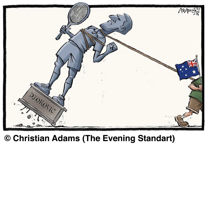 Adams'ın karikatürü