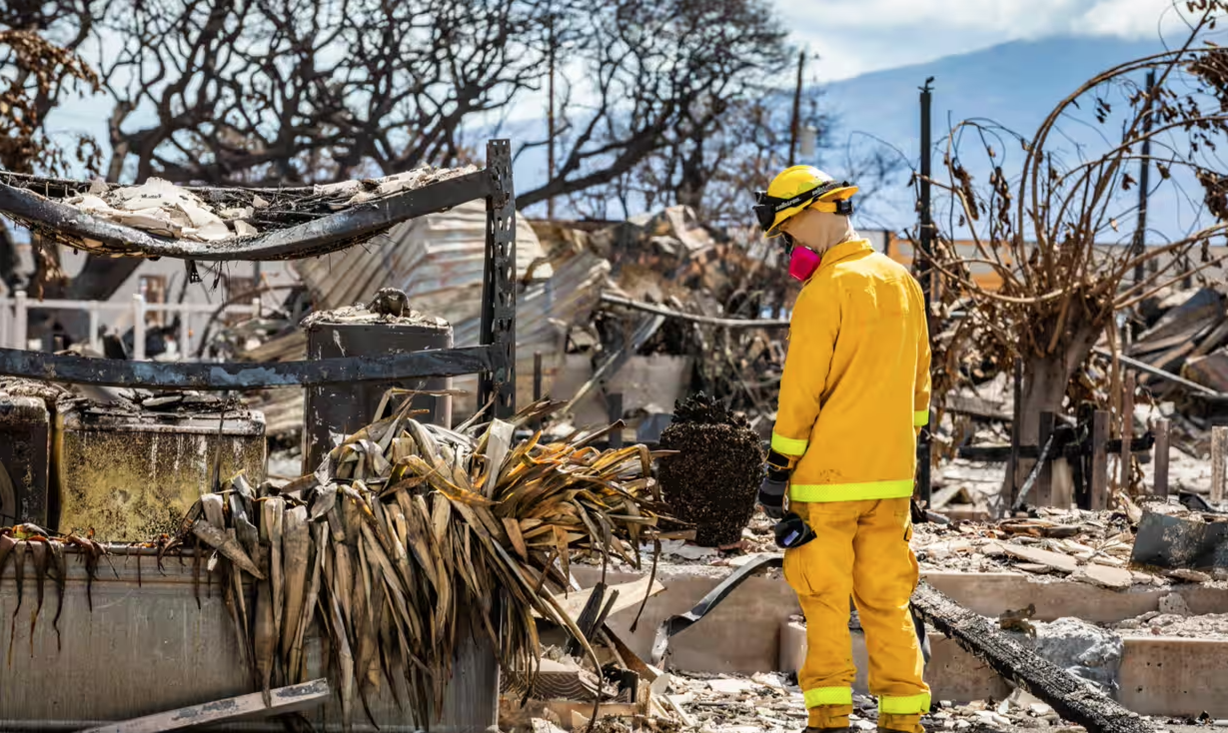 “İklim acil durumu bu gerilimleri sadece artırıyor, kuraklığı daha beter bir hale getiriyor ve dünyanın da bildiği gibi, kontrol edilemeyen yangınları davet eden koşullar yaratıyor.” Fotoğraf: Başçavuş Matthew A. Foster / DVIDS / AFP/ Getty Images