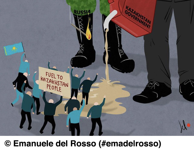 Emanuele Del Rosso'nun karikatürü