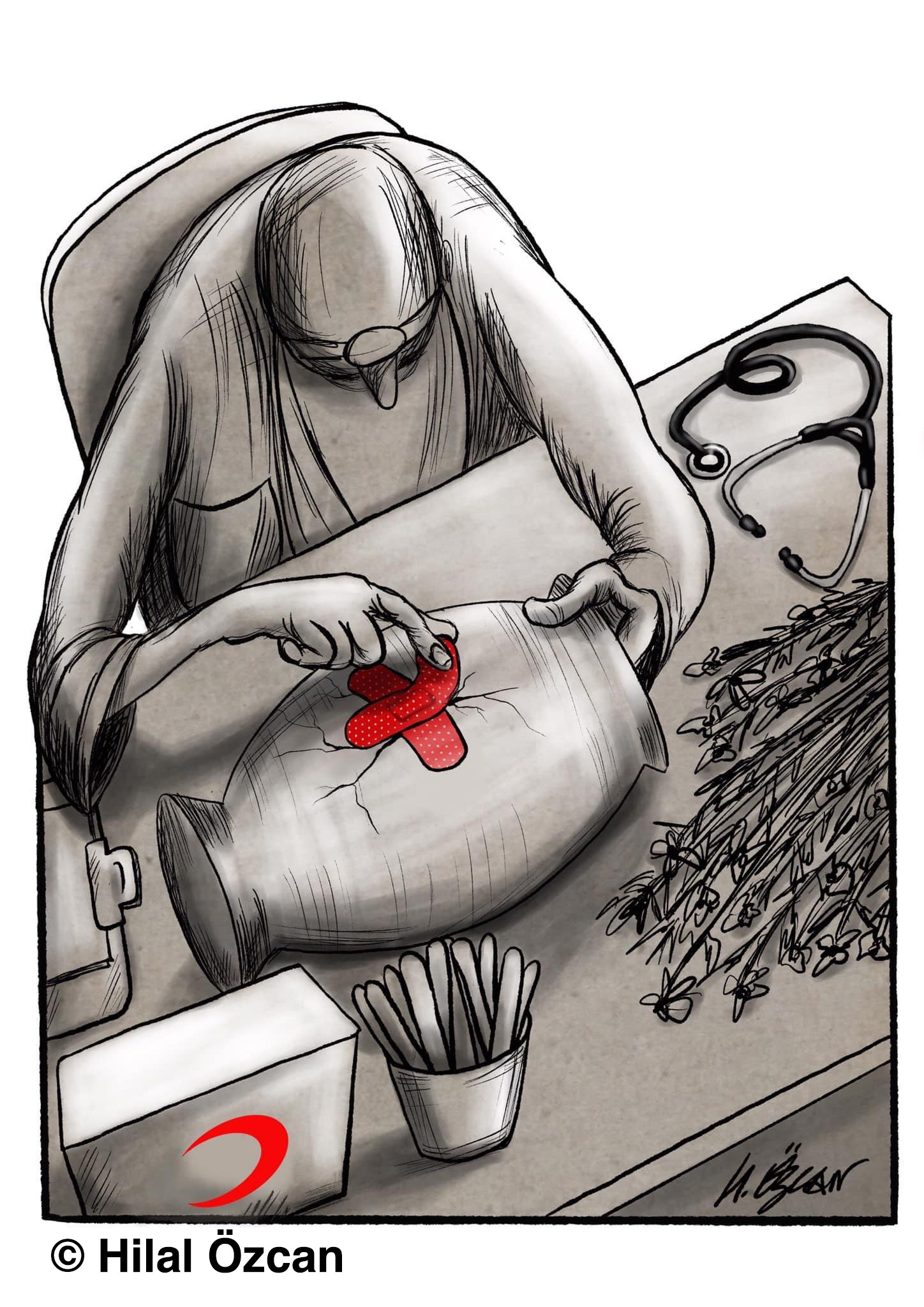 Hilal Özcan'ın karikatürü