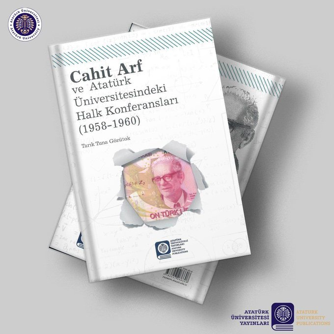 "Cahit Arf ve Atatürk Üniversitesindeki Halk Konferansları" kitap kapakları
