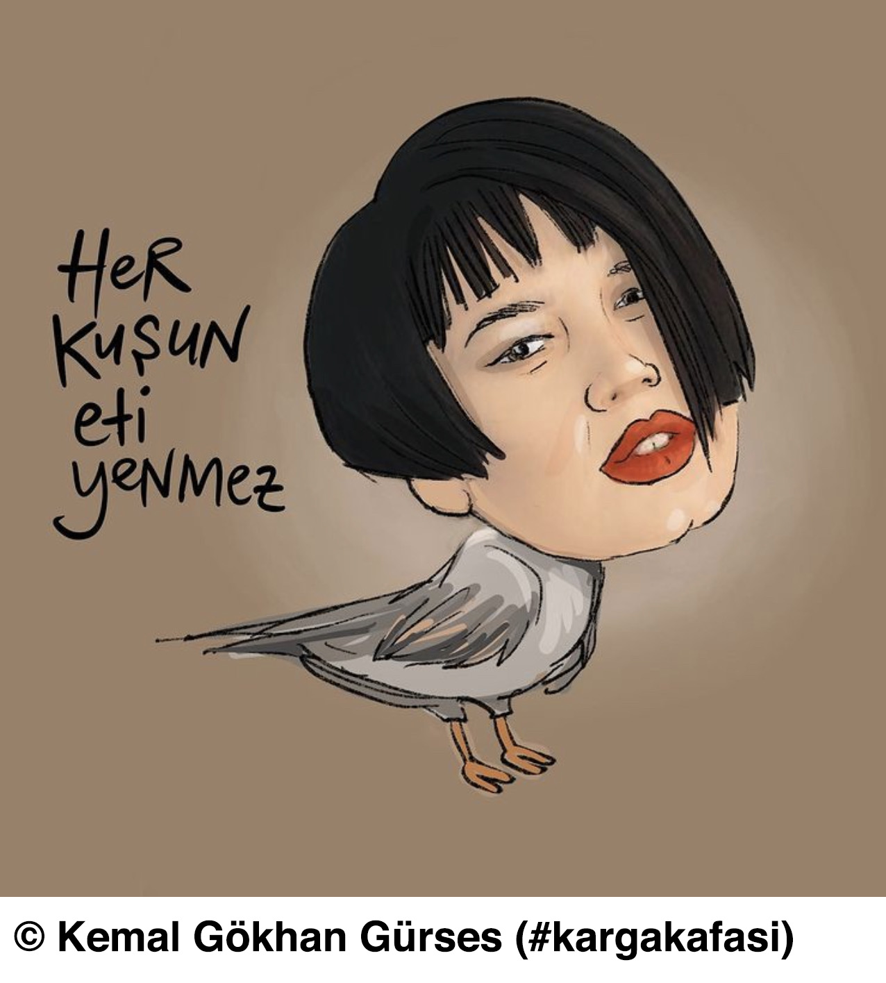 Kemal Gökhan'ın karikatürü