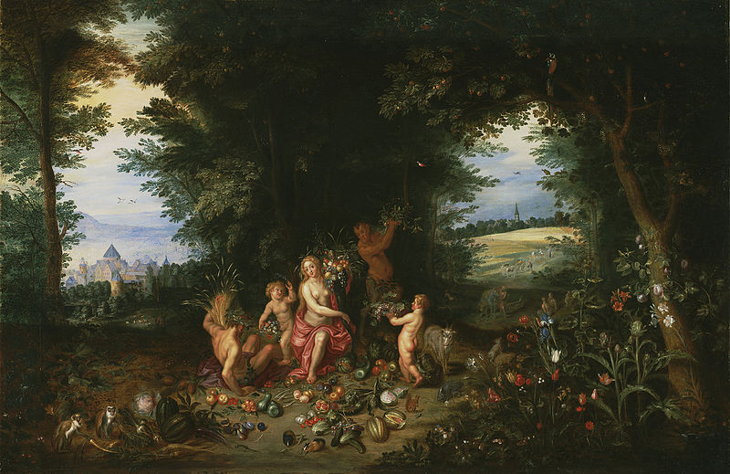Landscape with Ceres (Allegory of Earth), Jan Brueghel the Younger - 1639