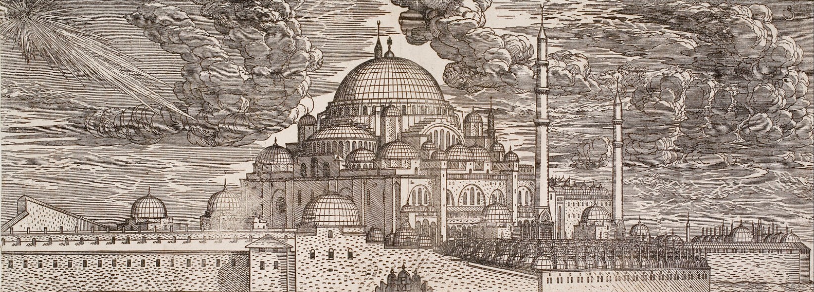 Melchior Lorck-Doğu cephesinden Süleymaniye Camii, 1570