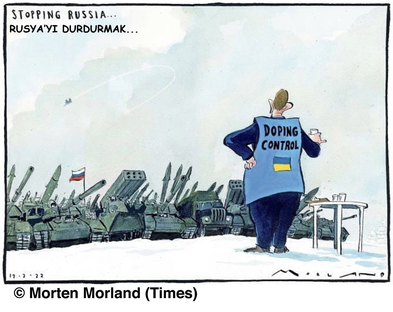 Morland'ın karikatürü