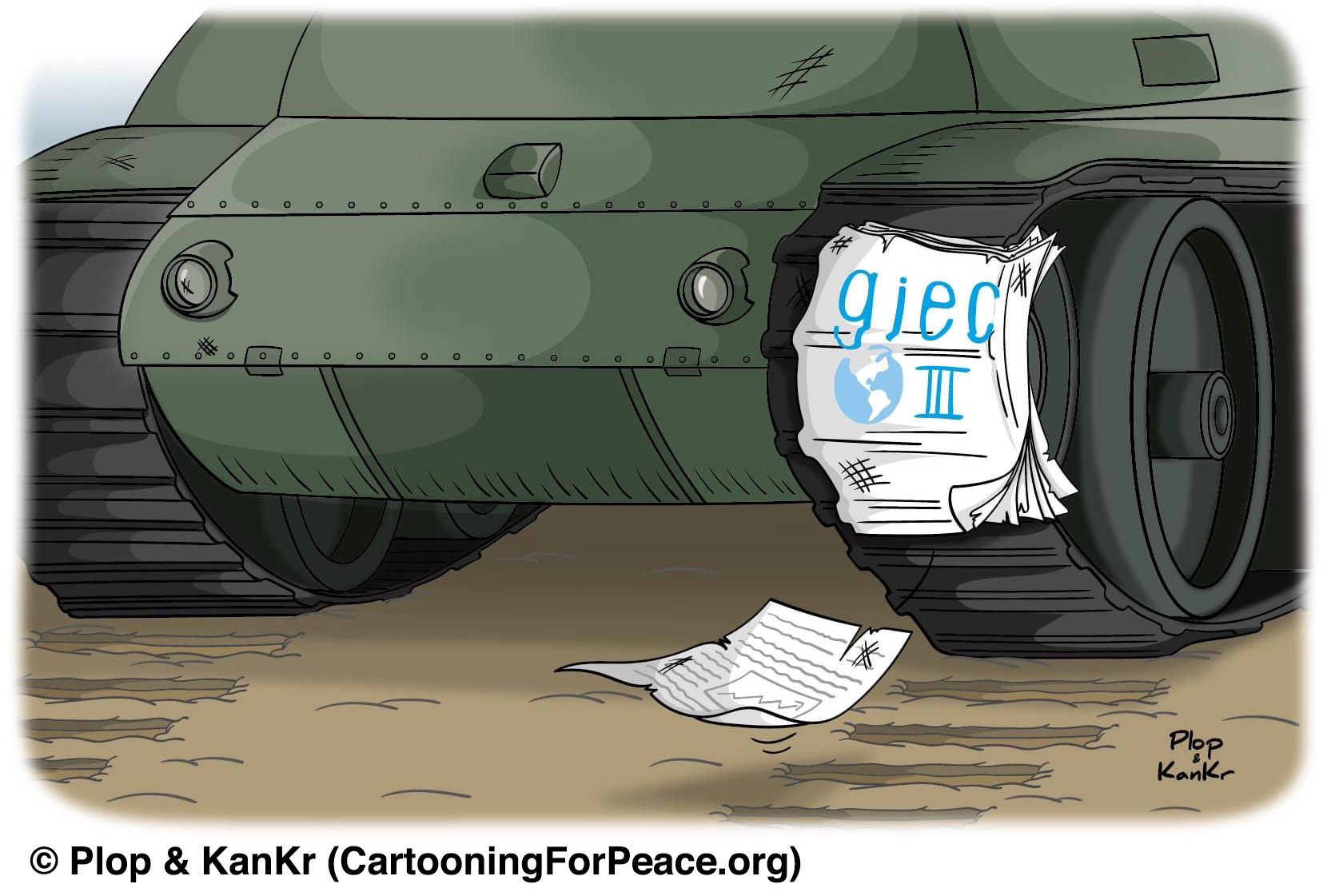 Plop & Kank'r'ın karikatürü