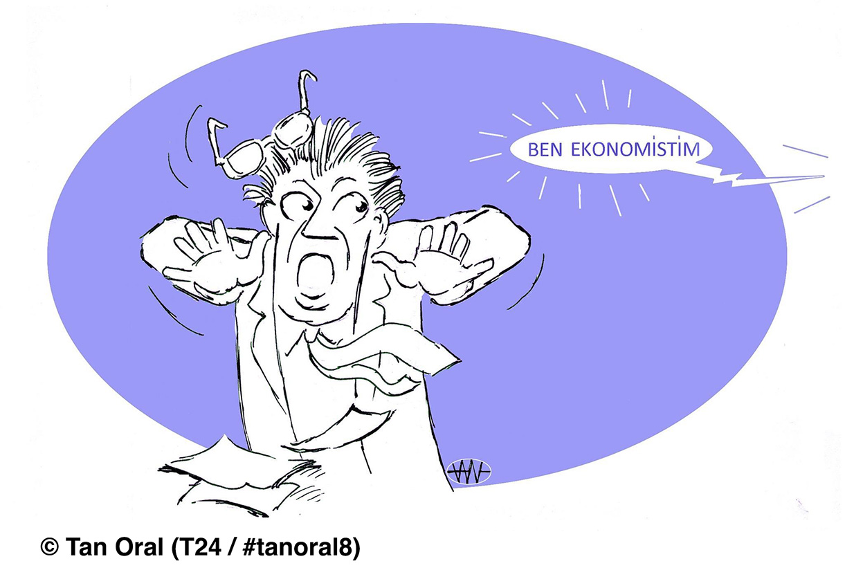 Tan Oral'ın karikatürü