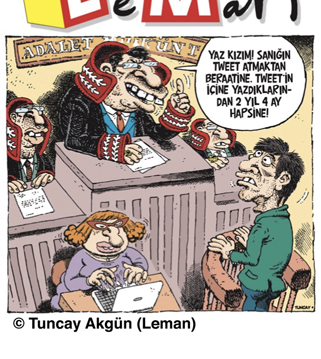 Tuncay Akgün'ün karikatürü