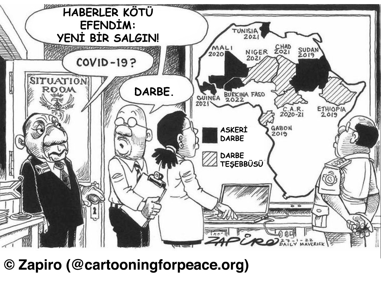 Zapiro'nun karikatürü