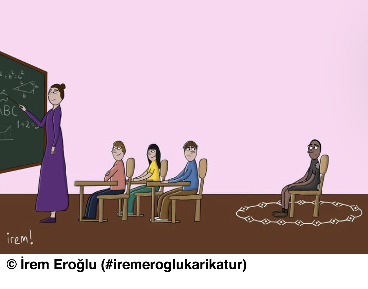 İrem Eroğlu'nun karikatürü