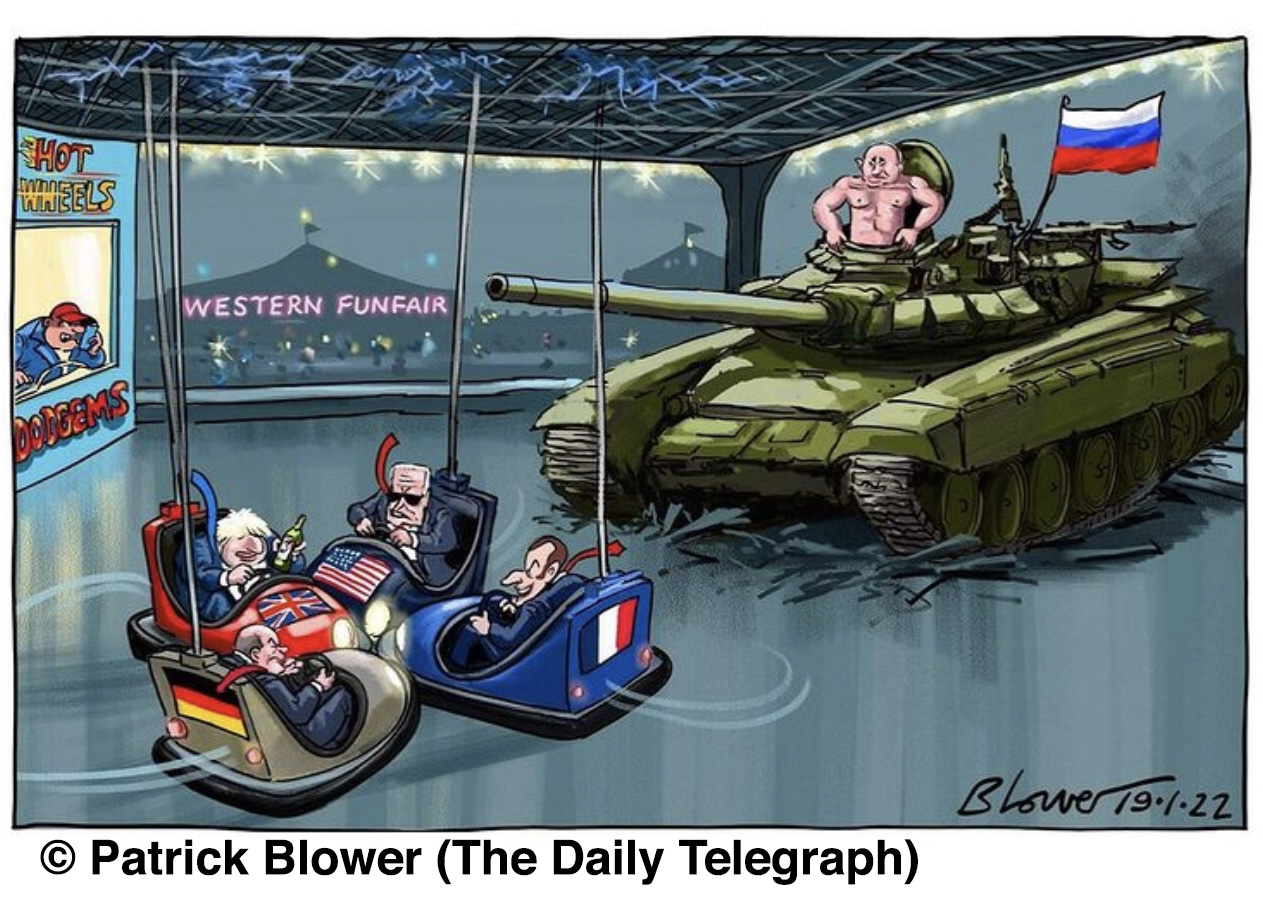 Blower'ın karikatürü