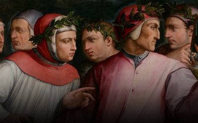 Giorgio Vasari'nin "Six Tuscan Poets" (1544) resmi