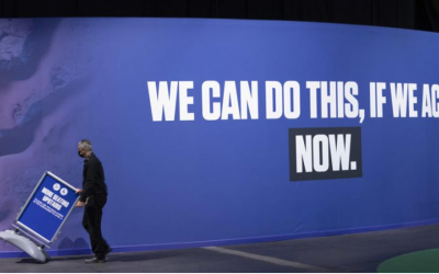 We can do this, if we act. NOW yazılı bir pano 