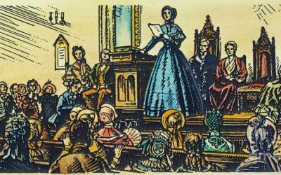 Elisabeth Cady Stanton, 19-20 Temmuz 1848, Seneca Falls, New York, ABD, Declaration of Sentiments /// Duygular Bildirgesi