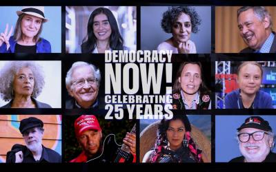 Democracy Now online etkinlik katılımcıları