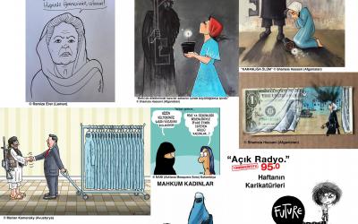 İzel Rozental ile Haftanın Karikatürleri'nde bu hafta kapak konumuz Afgan kadınlar… Yanı sıra, yeni yayınlanan UNICEF raporu. 