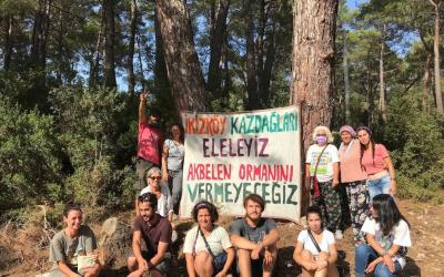 Akbelen direnişinden bir fotoğraf