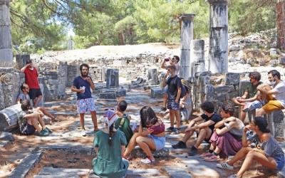 Türkiye’nin bağımsız Sosyal ve Beşerî Bilimler kampüsü Arkhé'den bir görünüm.