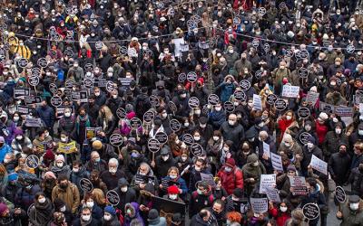 Hrant Dink anma gününden bir fotoğraf