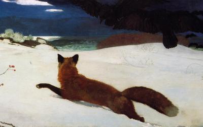 Winslow Homer. The Fox Hunt, 1893