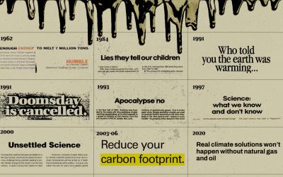 Fosil yakıt şirketlerinin reklamları