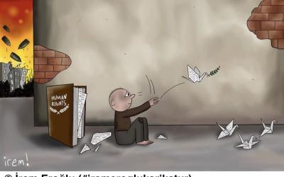 İrem Eroğlu'nun karikatürü