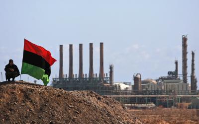 Libya'da petrol rafinerisi