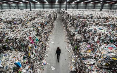 giysi çöpü yığınları