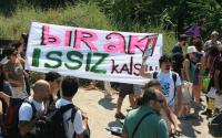 "Bırak Issız Kalsın" protestosundan bir kare