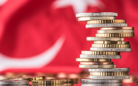 Türk bayrağı ve bozuk paralar