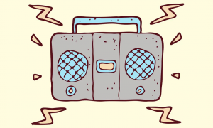 Radyo illüstrasyonu