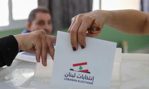 lübnan'da seçim sandığı
