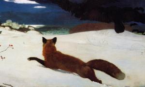 Winslow Homer. The Fox Hunt, 1893